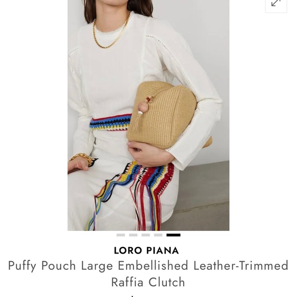 Loro Piana Handbags - Loro Piana Chic Tan Woven Tote